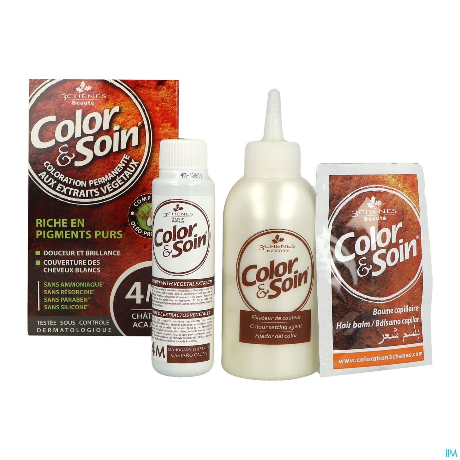 3 CHENES COLOR/SOIN CHAT ACAJOU 4M