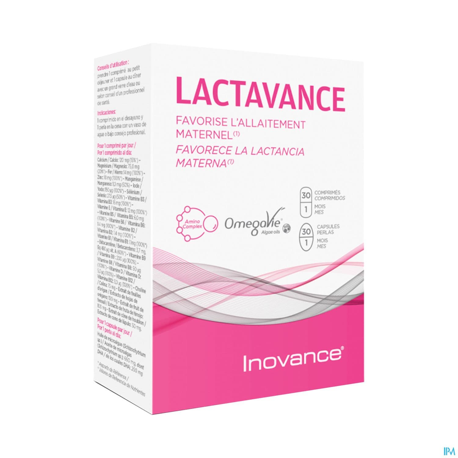 Inovance Lactavance Comprime 30 + Capsule 30 —  Pharmacie Carnot