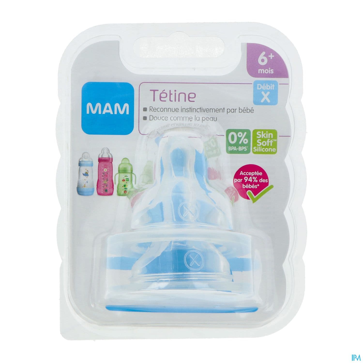 TETINE MAM SILK DEBIT X SILIC X2