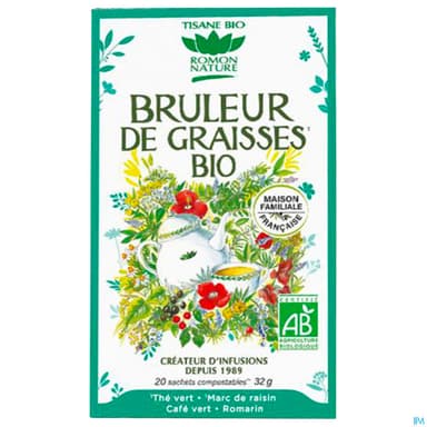 Romon Nature Complexes Bruleur Capiton Bio Infusette 1g6 20