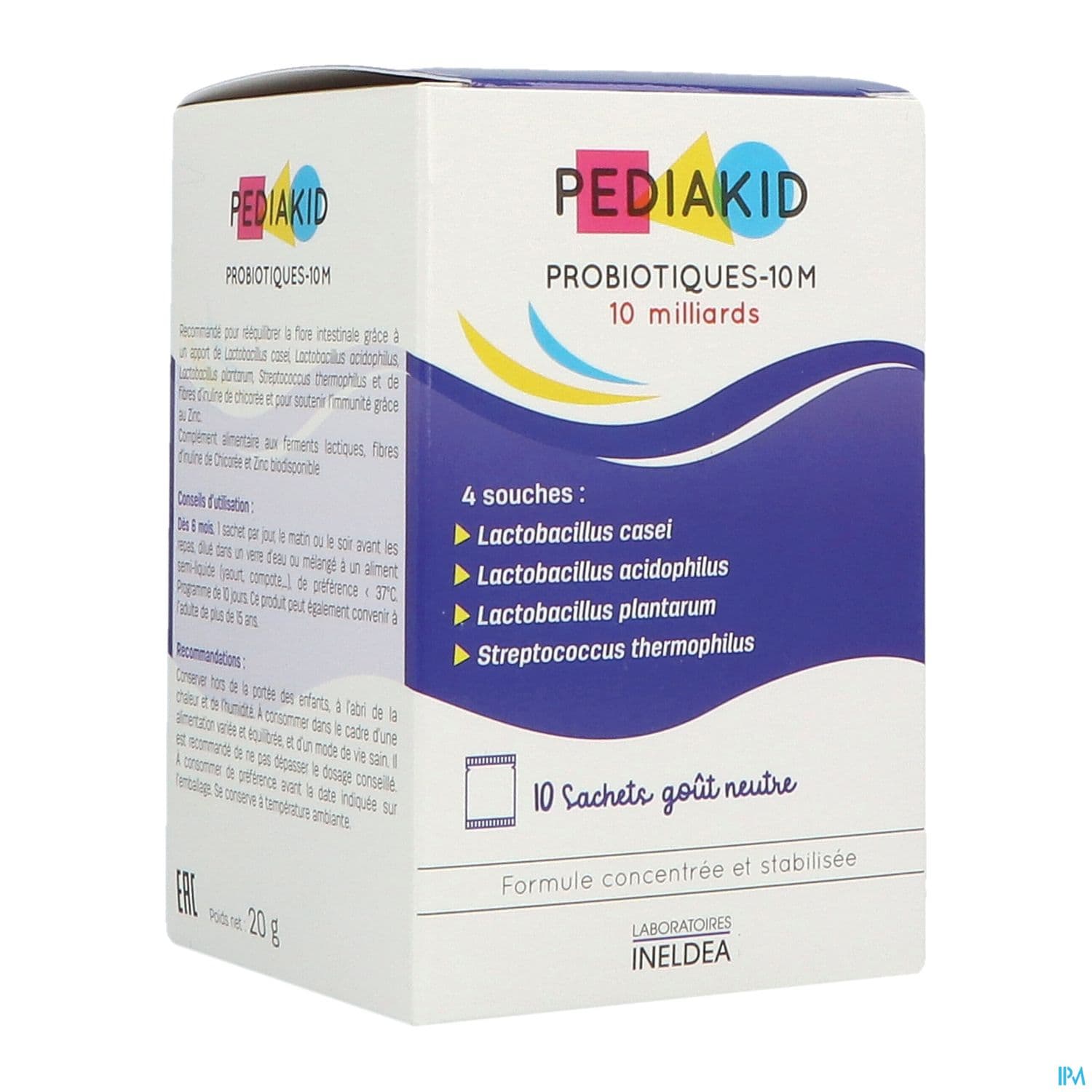 PEDIAKID PROBIOTIQUE 10M SACH 10