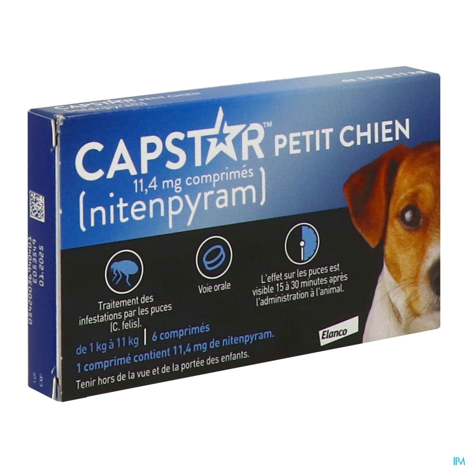 CAPSTAR PETIT CHIEN 11,4MG CPR 6