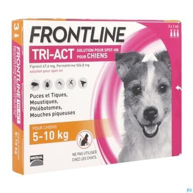 FRONTLINE TRI ACT CHIEN S PIPET 3