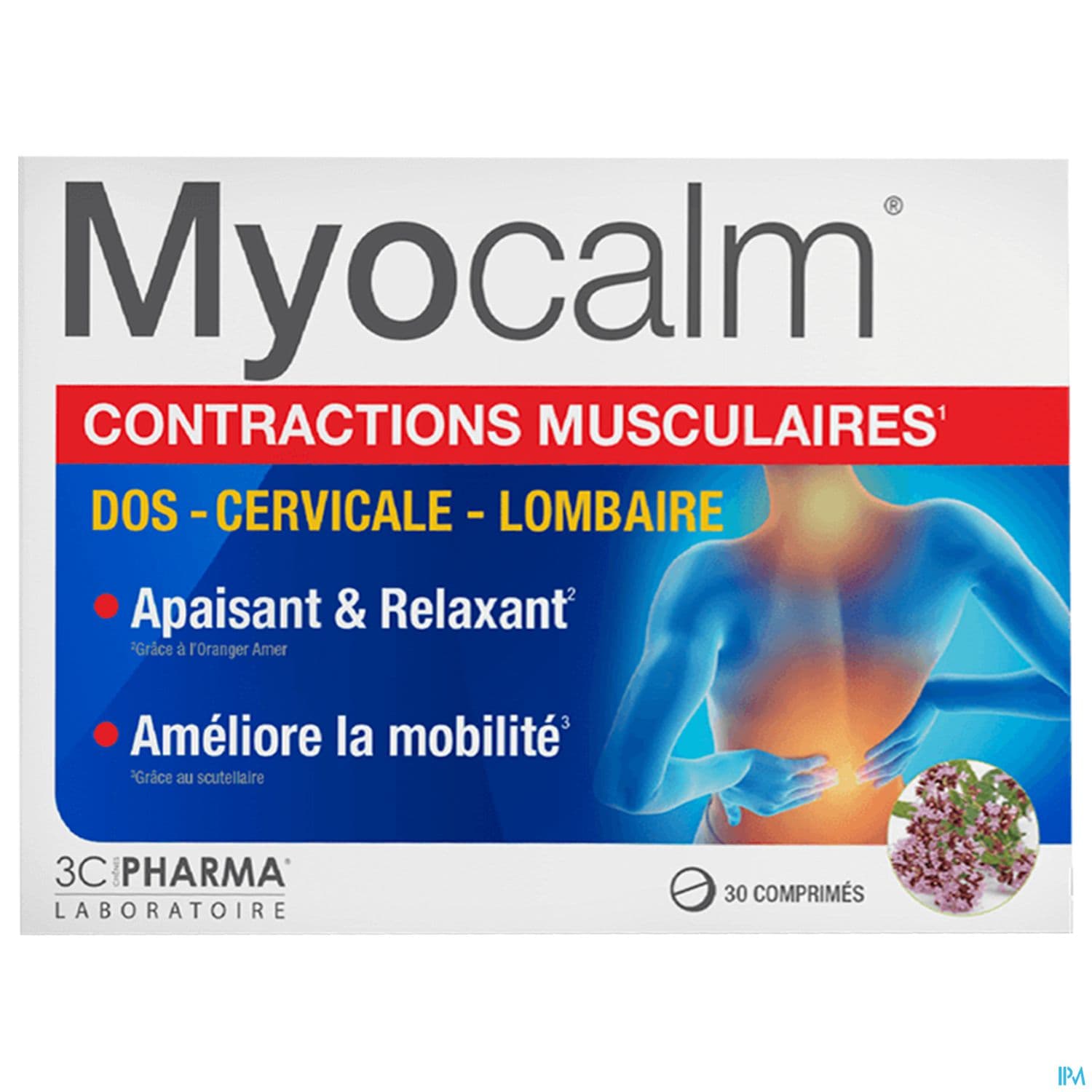 3C PHARMA MYOCALM CPR 30
