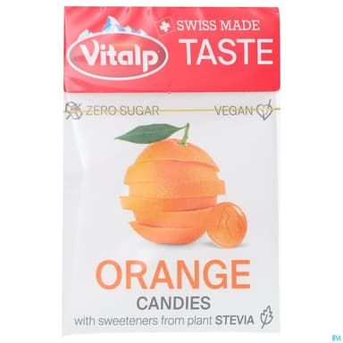 Vitalp Bonbons Sans Sucre Orange 25g