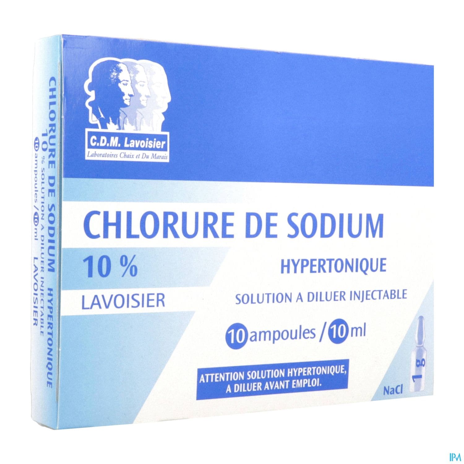 Lavoisier Sodium Chlorure 10% Solution Injectable 10ml 10