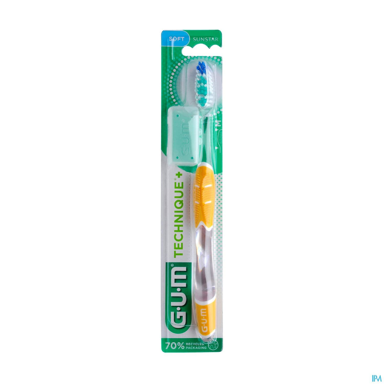 Gum technique+ brosse à dents souple compacte (modèle 491) — pharmacie onehealth