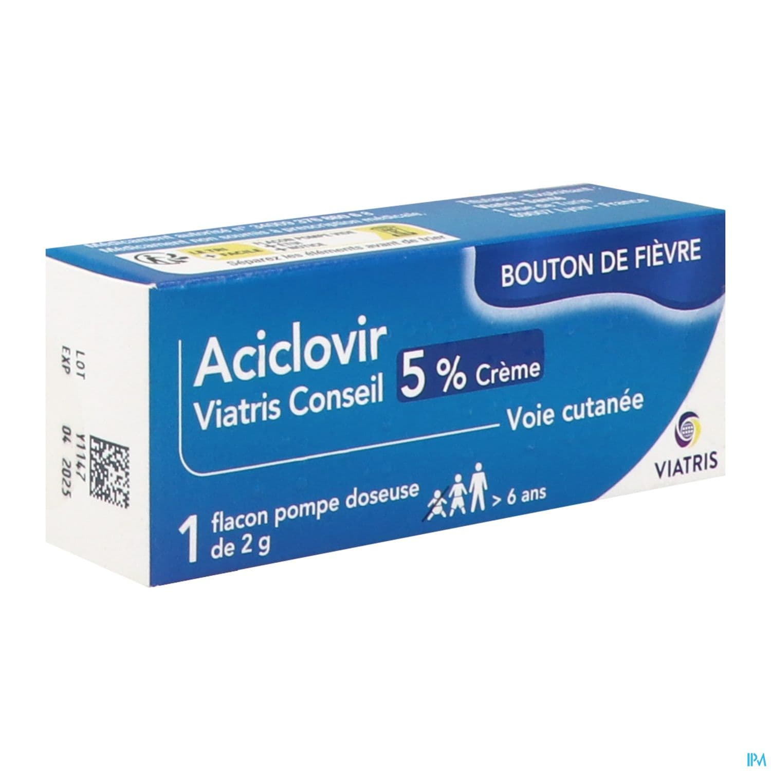 ACICLOVIR 5% VTS CONS CR POMP2G