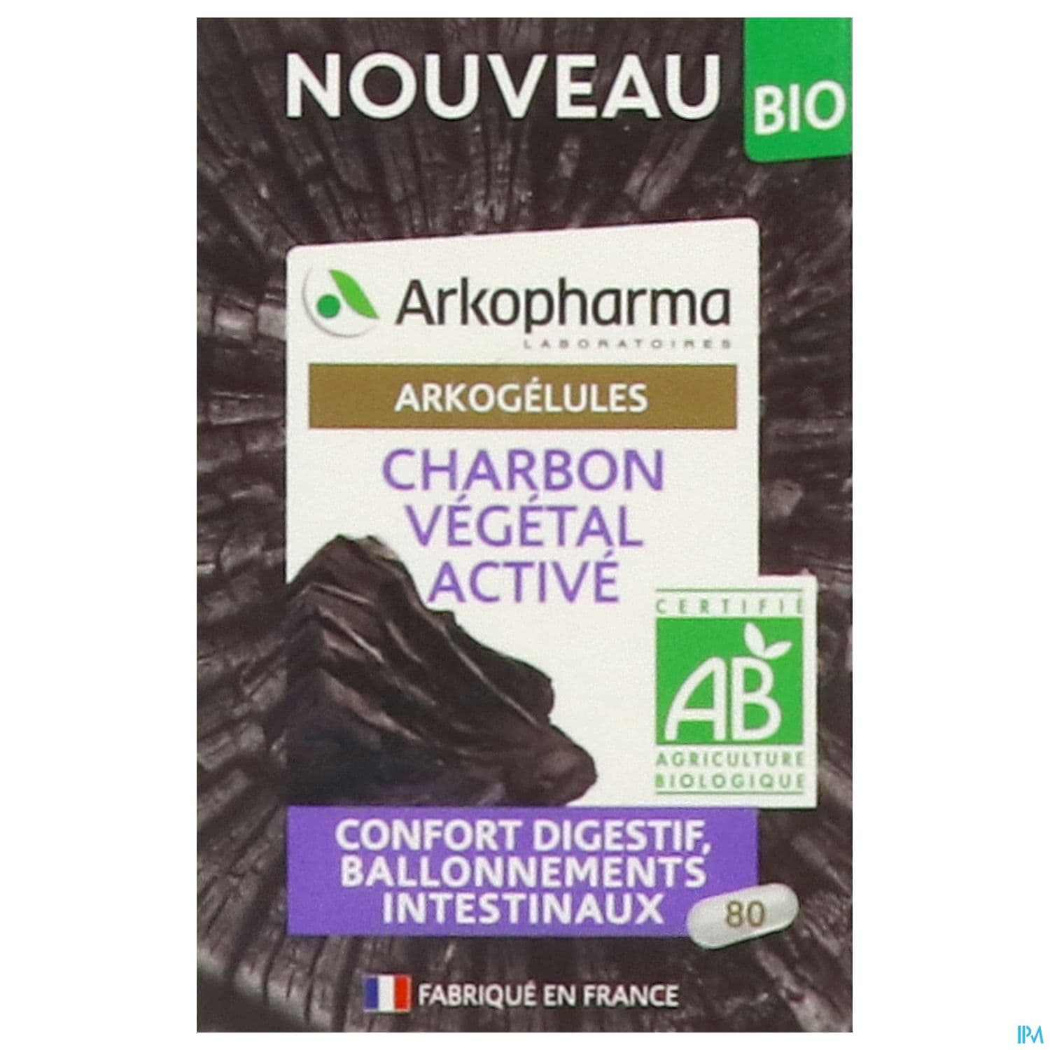 ARKOG CHARBON VEGETAL BIO GELUL 80