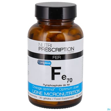 Nutriprescription Fe70 Anemie Gelule 90