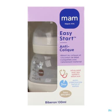 MAM BIB E ST A/COL SABLE D0 130ML