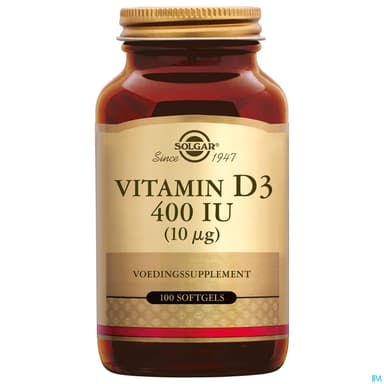SOLGAR VITAMINE D3 SOFTGELS 100