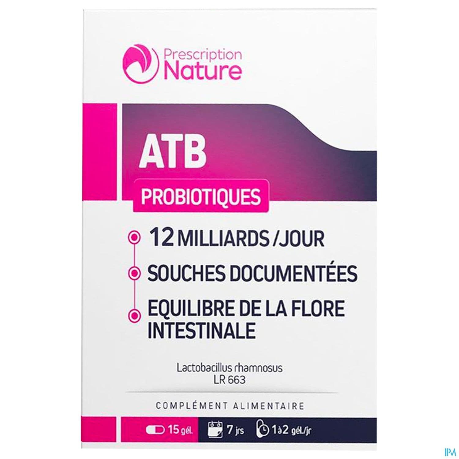 Prescription Nature Probiotiques Atb 12md Gelule 15