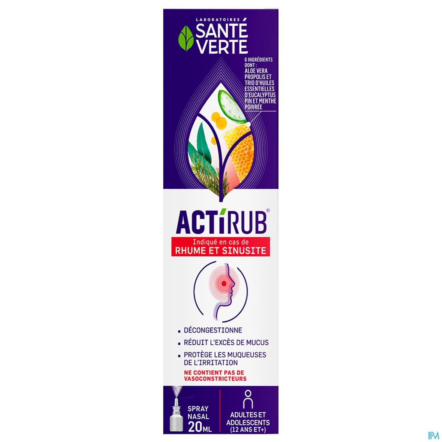 ACTIRUB SANTE VERTE SPR NAS 20ML