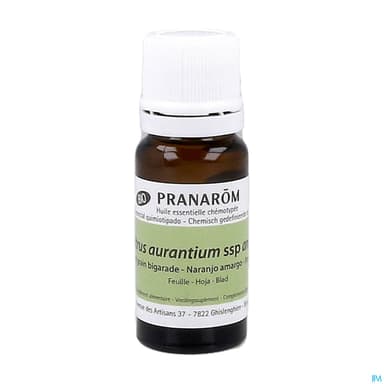 Pranarom Huile Essentielle Bio Petit Grain Bigarade Feuille 10ml