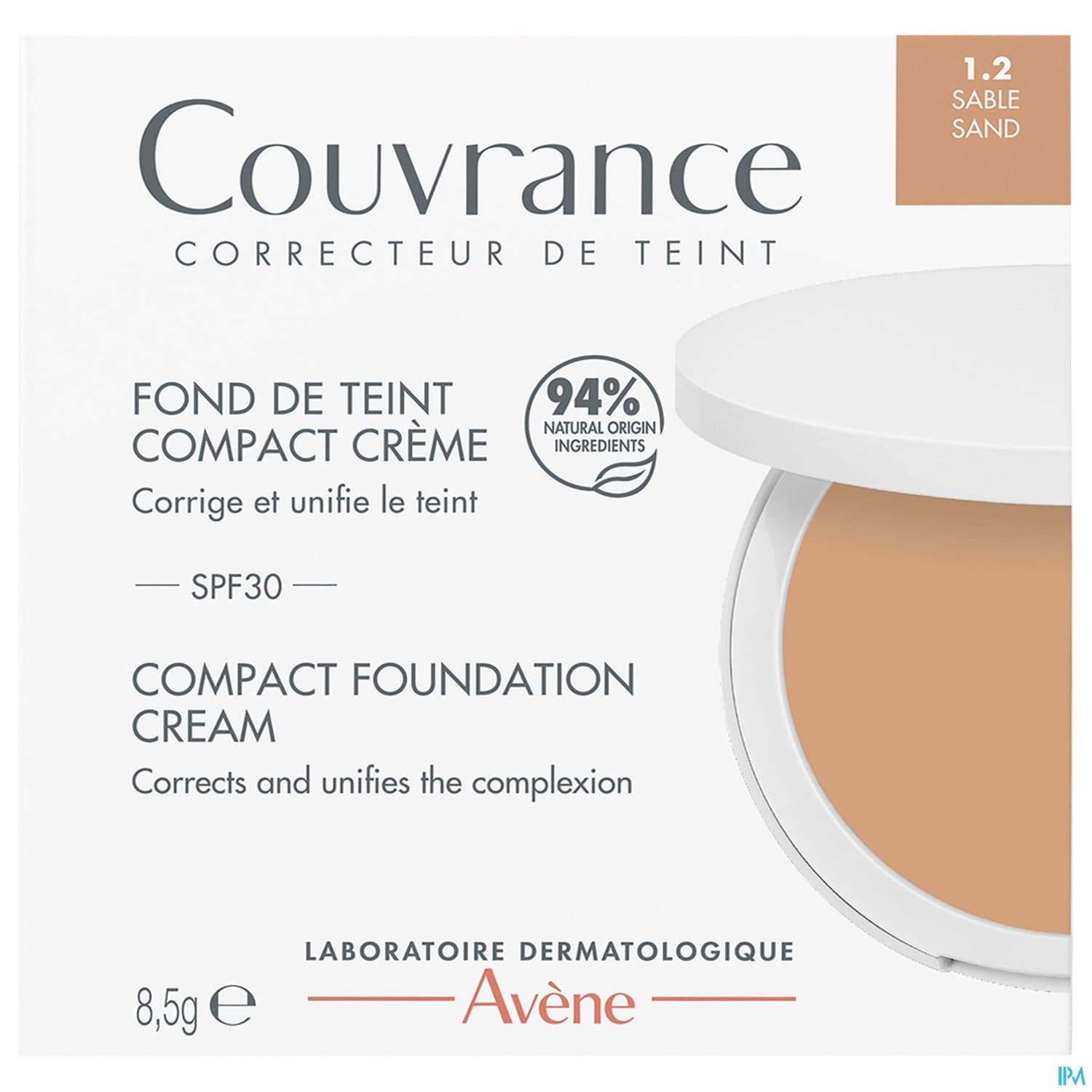 AVENE COUVRANCE FDT CR SABLE