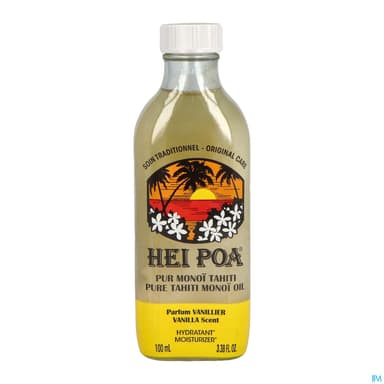 Hei poa pur monoï de tahiti vanillier 100 ml