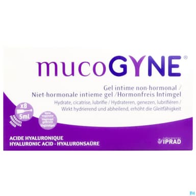 MUCOGYNE GEL INT NON HORMO AC HYALU 8UNID/5ML