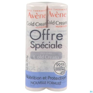 AVENE COLD CREAM STICK LEVRE 4G X2