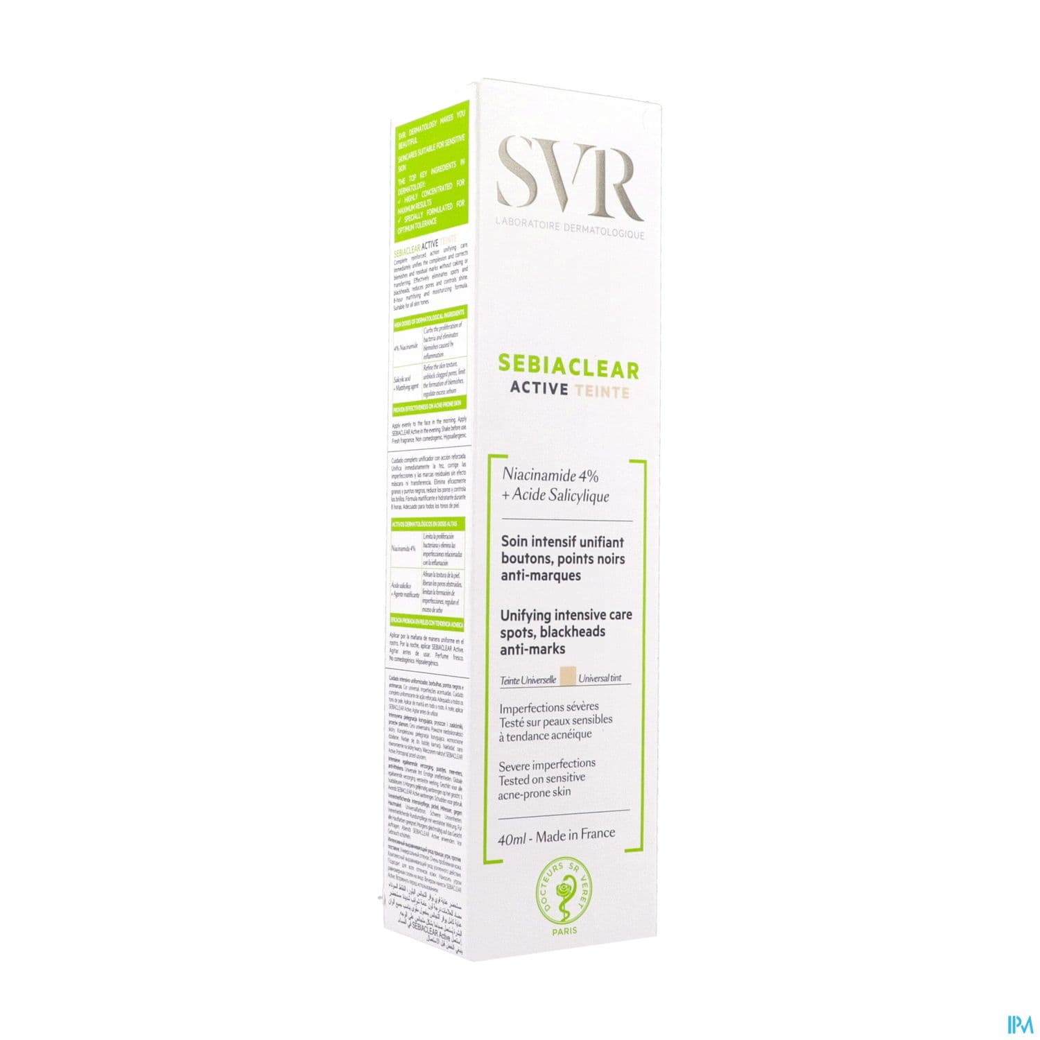SVR SEBIACLEAR CR ACTIV TEINTE40ML