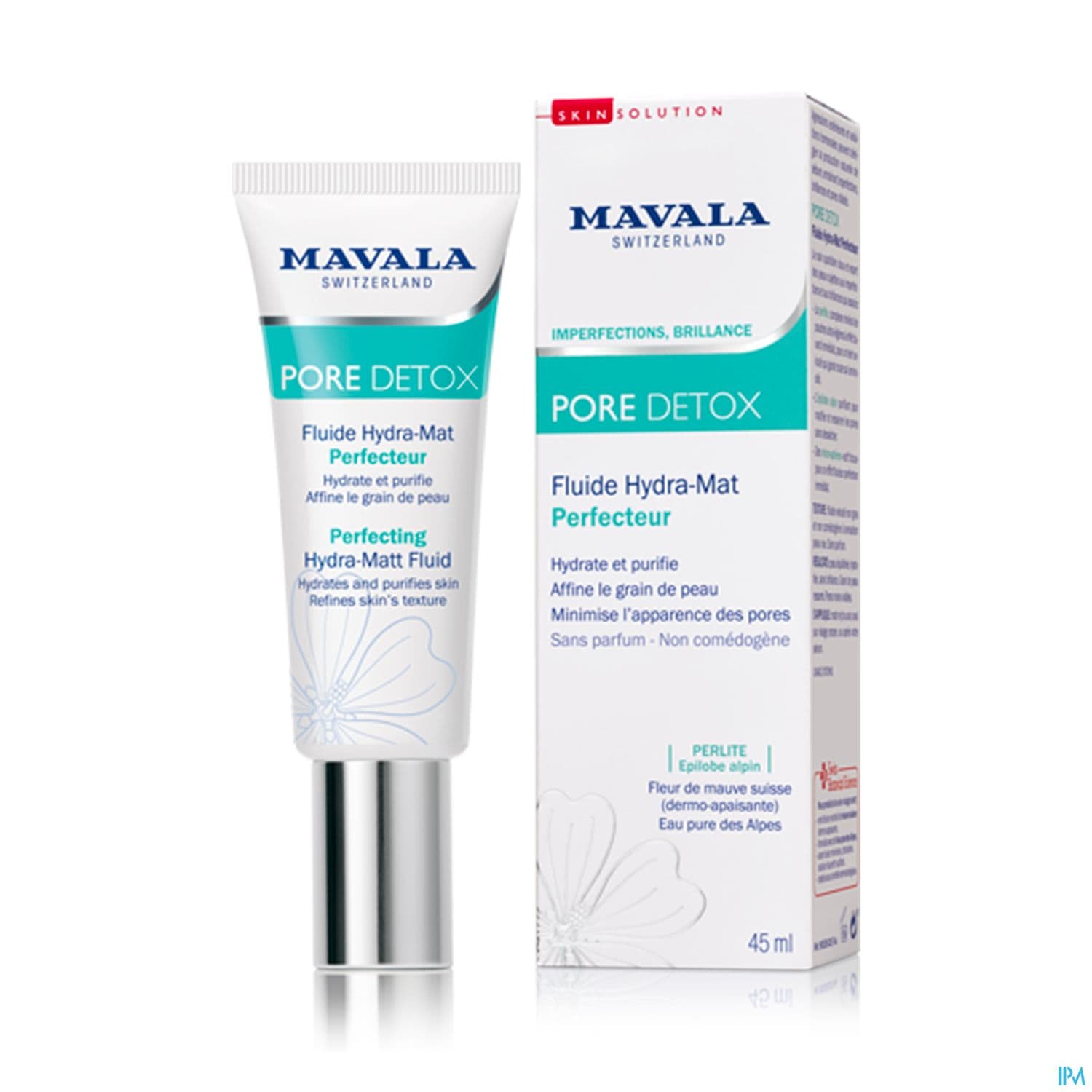 Mavala Pore Detox Fluide Hydra Mat Perfecteur 45ml