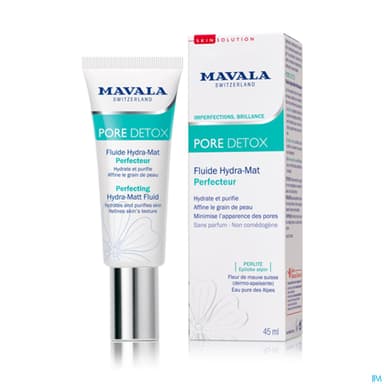 Mavala Pore Detox Fluide Hydra Mat Perfecteur 45ml