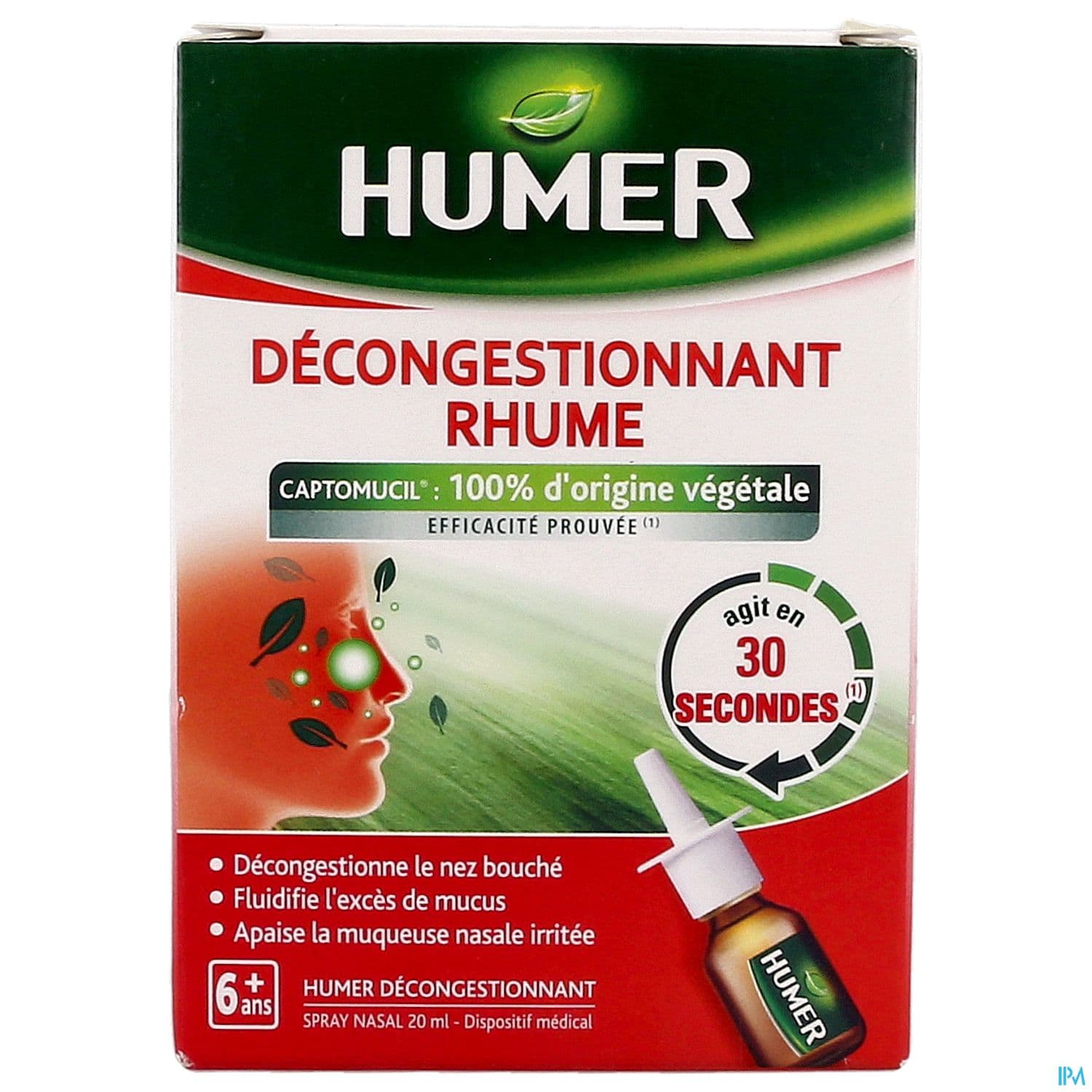 HUMER DECONGESTIONNANT SPR 20ML