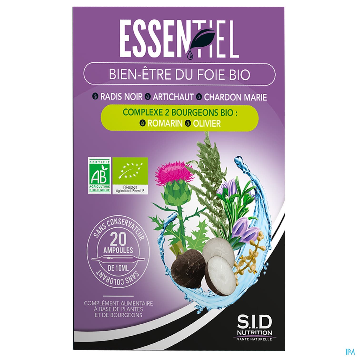 SIDN ESSENTIEL BIENETRE FOIE AMP20