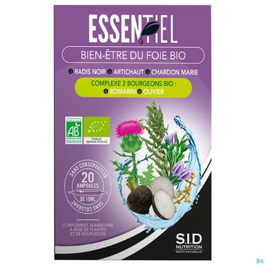 SIDN ESSENTIEL BIENETRE FOIE AMP20
