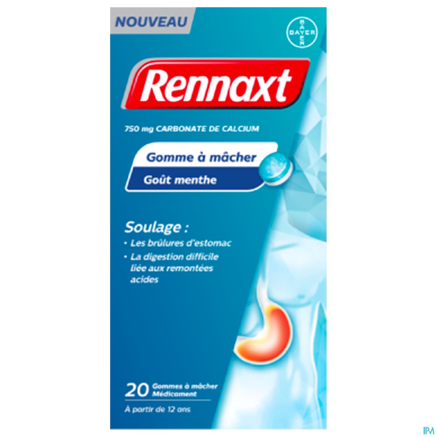 Rennaxt 750mg Gommes A Macher Medicamenteuse 20