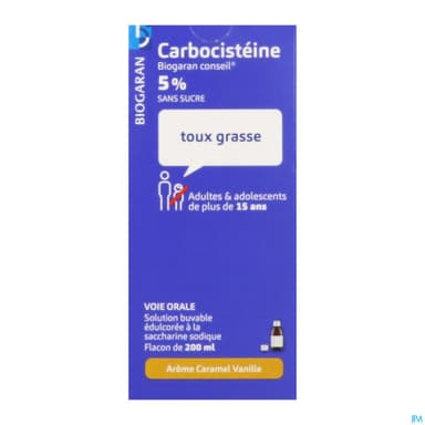 CARBOCISTEINE 5% BIOG SOL S/S200ML