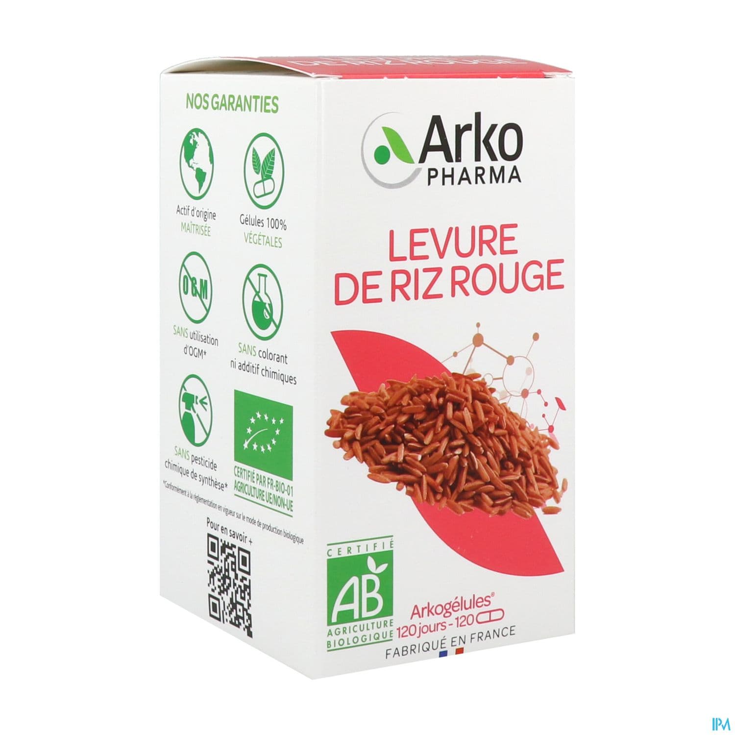 ARKOG LEVURE RIZ ROUGE BIO GELU120