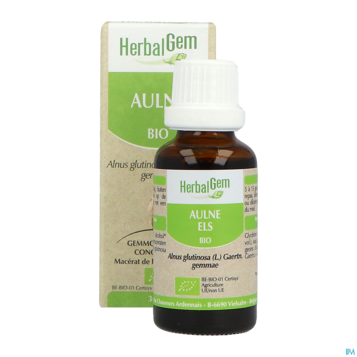 Herbalgem Aulne Bourgeon Macerat Glycerin Bio 30ml