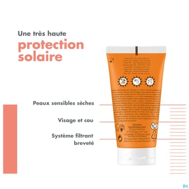 AVENE SOL SPF50+ CREME 50ML