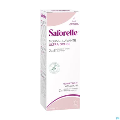 Saforelle Mousse Lavante Ultra Douce Flacon Pompe 250ml