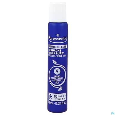 Puressentiel Roller Maux De Tete Migra Pure Aux 9he 10ml