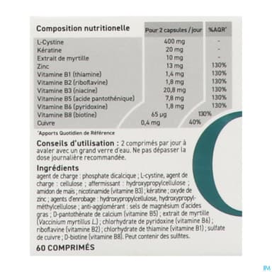 Oenobiol Hair Expert Fortifiant Integral Comprime 60