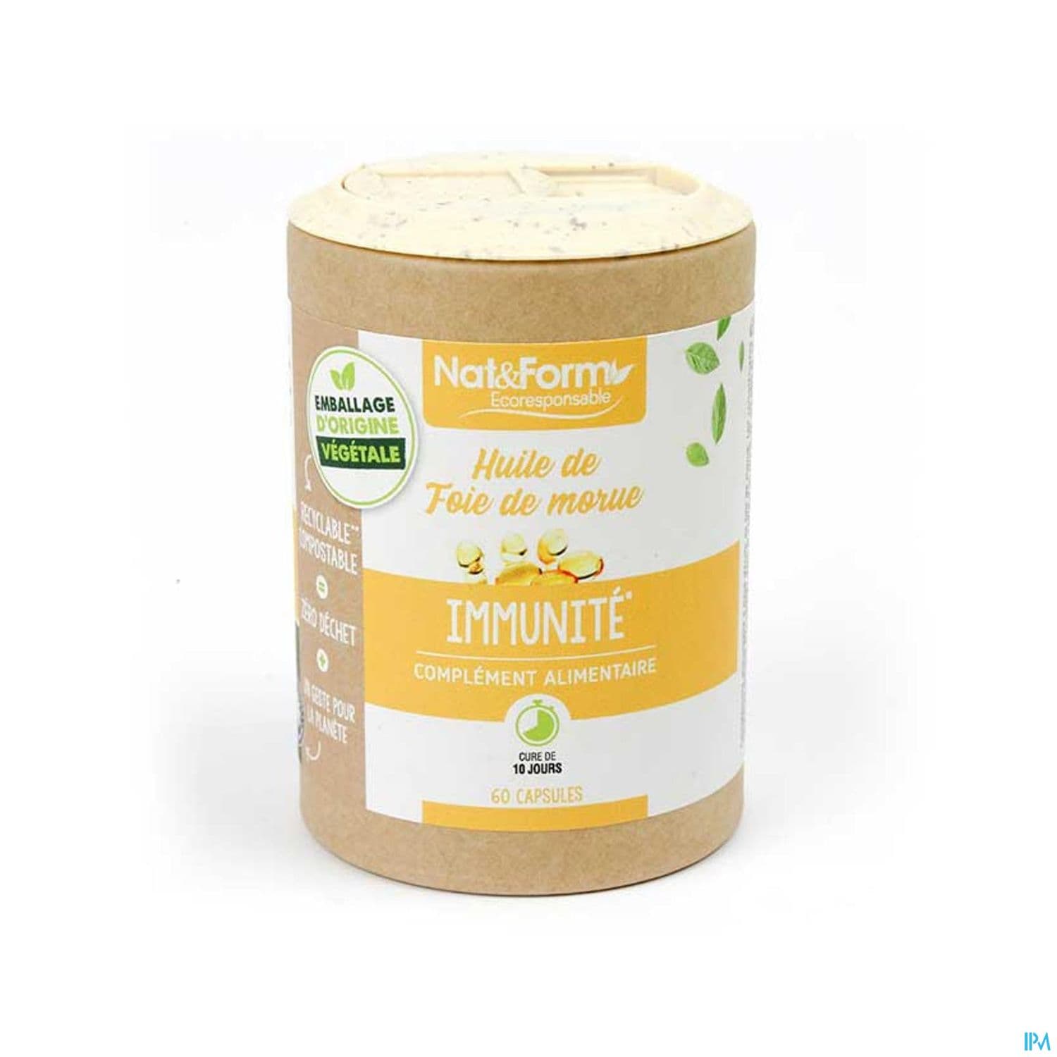 Nat Et Form Ecoresponsable Huile De Foie De Morue Capsule 60