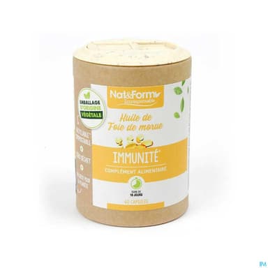 Nat Et Form Ecoresponsable Huile De Foie De Morue Capsule 60
