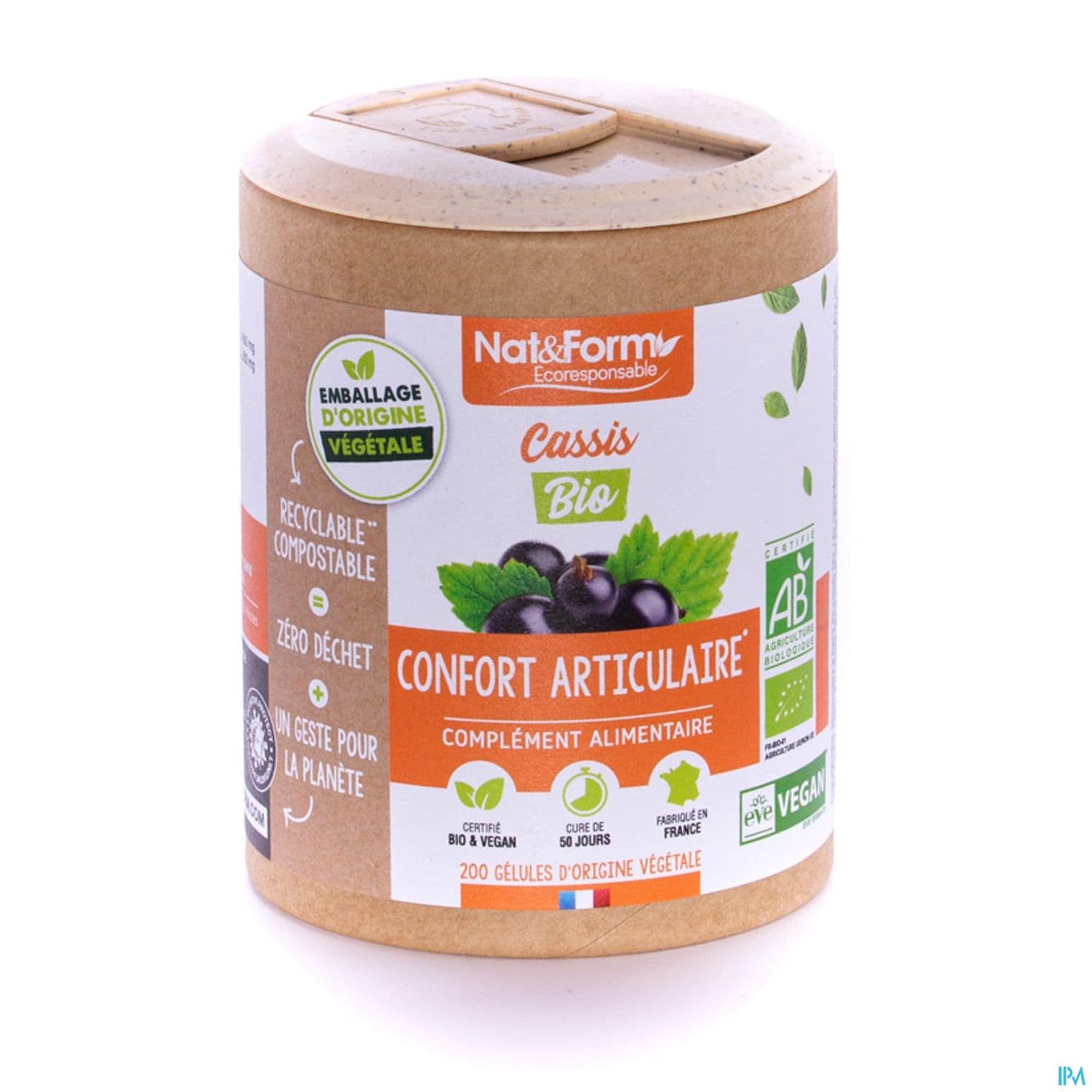 NAT&FORM ECO CASSIS BIO GELVEG90