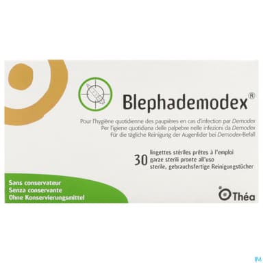 Blephademodex Lingette Impregnee Sans Rincage 30