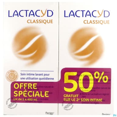 Lactacyd Soin Intime Lavant 400ml X2