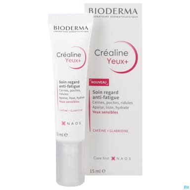 Bioderma Crealine Yeux+ Soin Regard Antifatigue 15ml