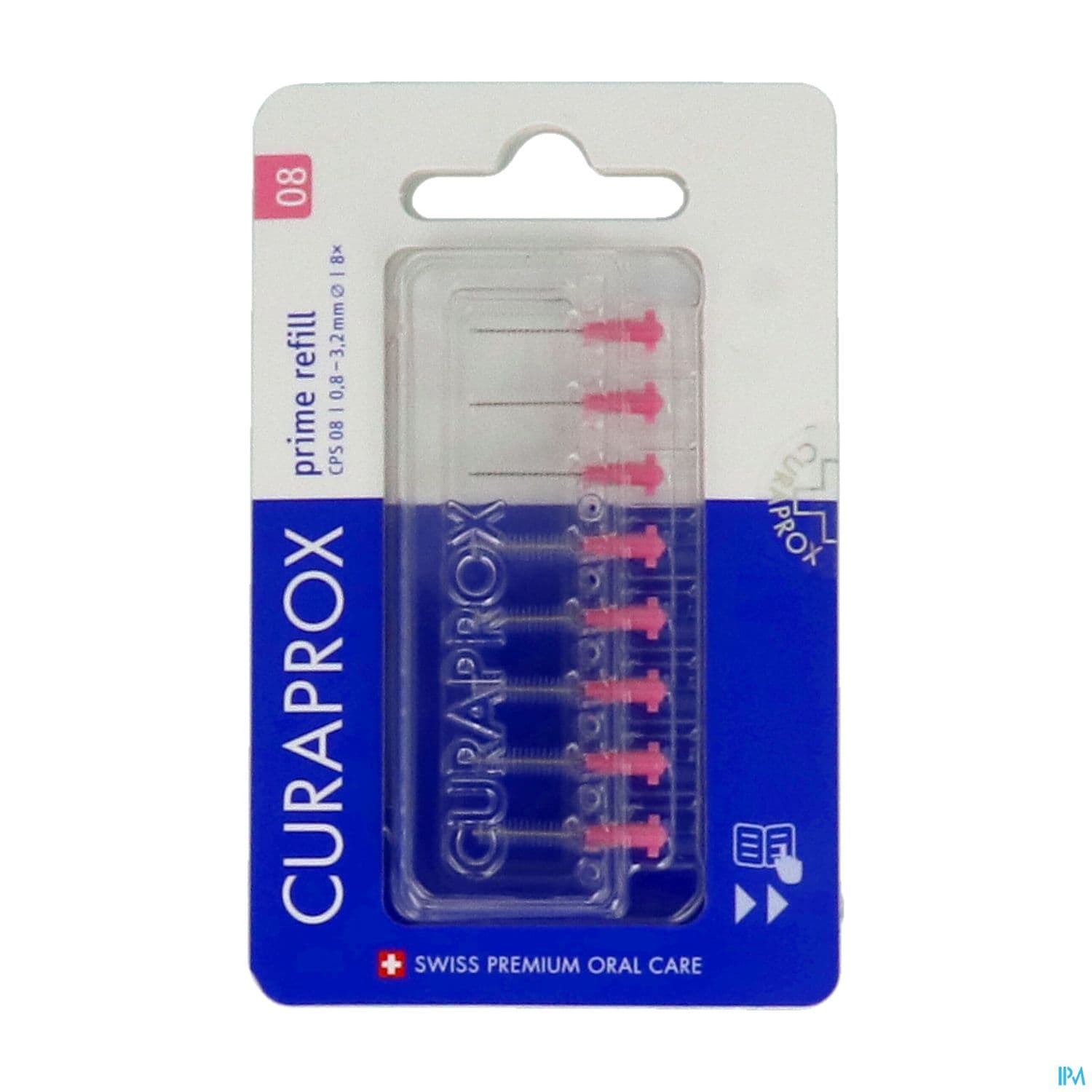 Curaprox Prime Refill Brossette Interdent Rose 8