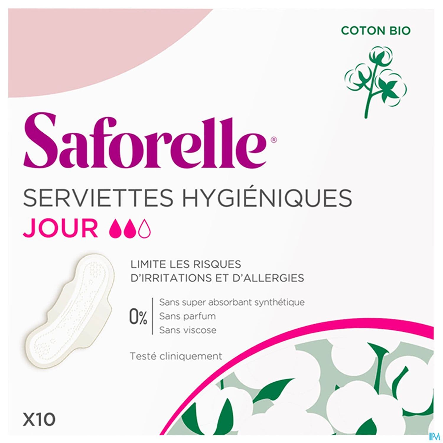 SAFORELLE COTON PROT SERV JOUR 10
