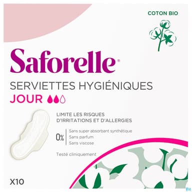 SAFORELLE COTON PROT SERV JOUR 10