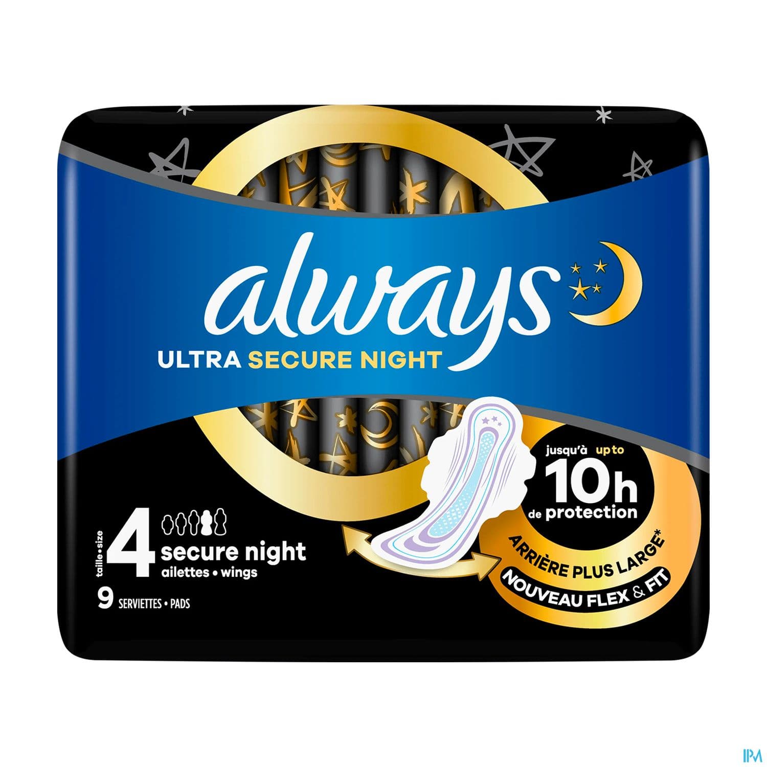 Always Ultra Secure Serviette Periodique Night 9 — Pharmacie du Bien Etre