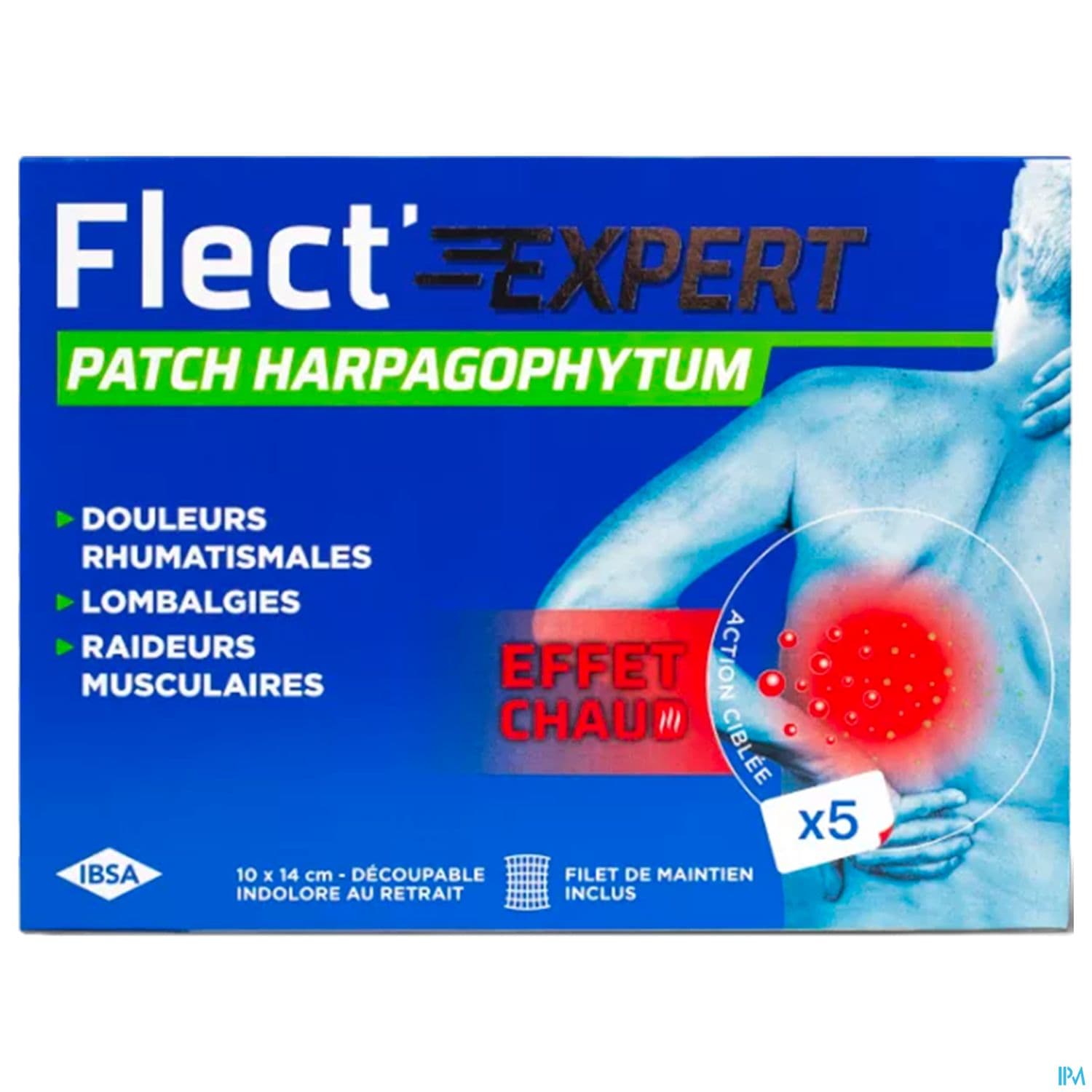 Flect'expert Patch Arnica Menthol Marron D'inde Effet Froid Immediat X5