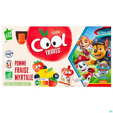 VITABIO COOL POM/FRAISE/MYRT12X90G