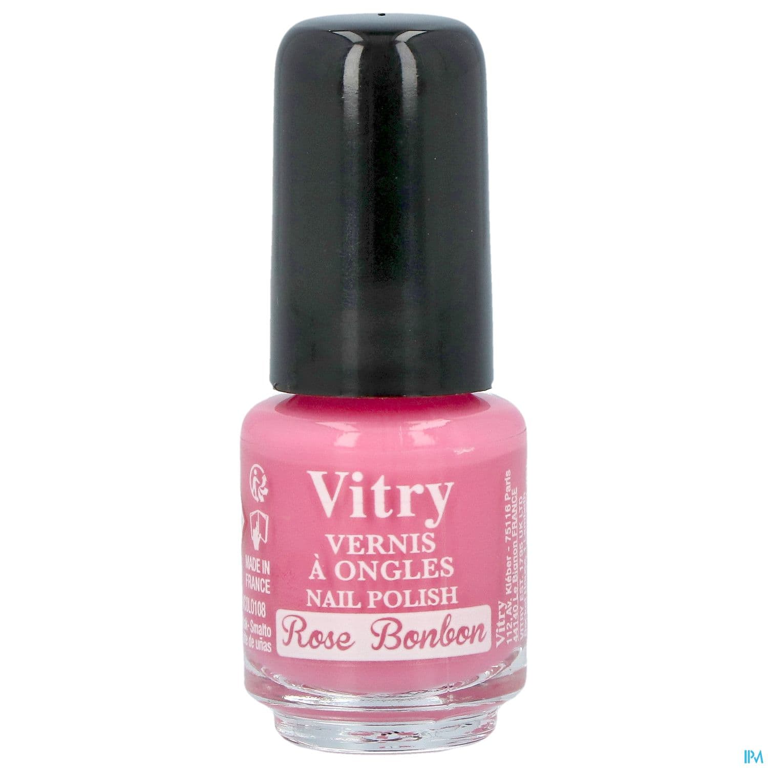 Vitry Vernis Ongles Rose Bonbon Mini 4ml